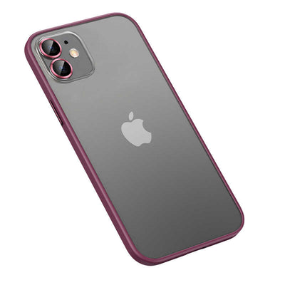 Apple iPhone 11 Kılıf Zore Retro Kapak Koyu Mor
