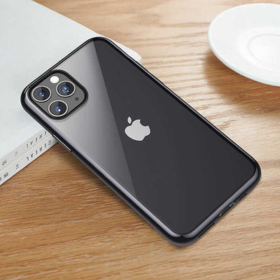 Apple iPhone 11 Pro Benks Magic Glitz Ultra-Thin Transparent Protective Soft Kapak Gümüş