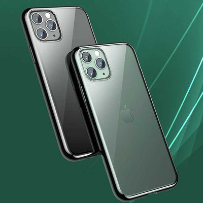 Apple iPhone 11 Pro Benks Magic Glitz Ultra-Thin Transparent Protective Soft Kapak Gümüş