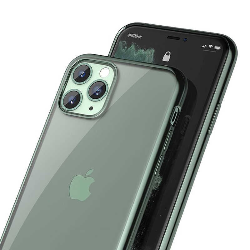 Apple iPhone 11 Pro Benks Magic Glitz Ultra-Thin Transparent Protective Soft Kapak Gümüş