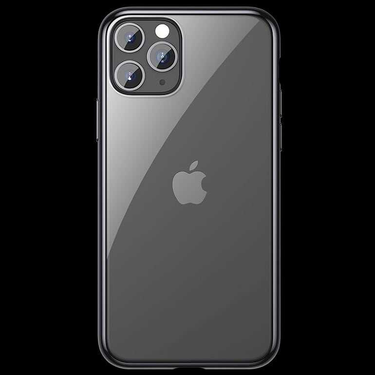 Apple iPhone 11 Pro Benks Magic Glitz Ultra-Thin Transparent Protective Soft Kapak Gümüş