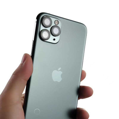 Apple iPhone 11 Pro Go Des Eagle Kamera Lens Koruyucu Gümüş