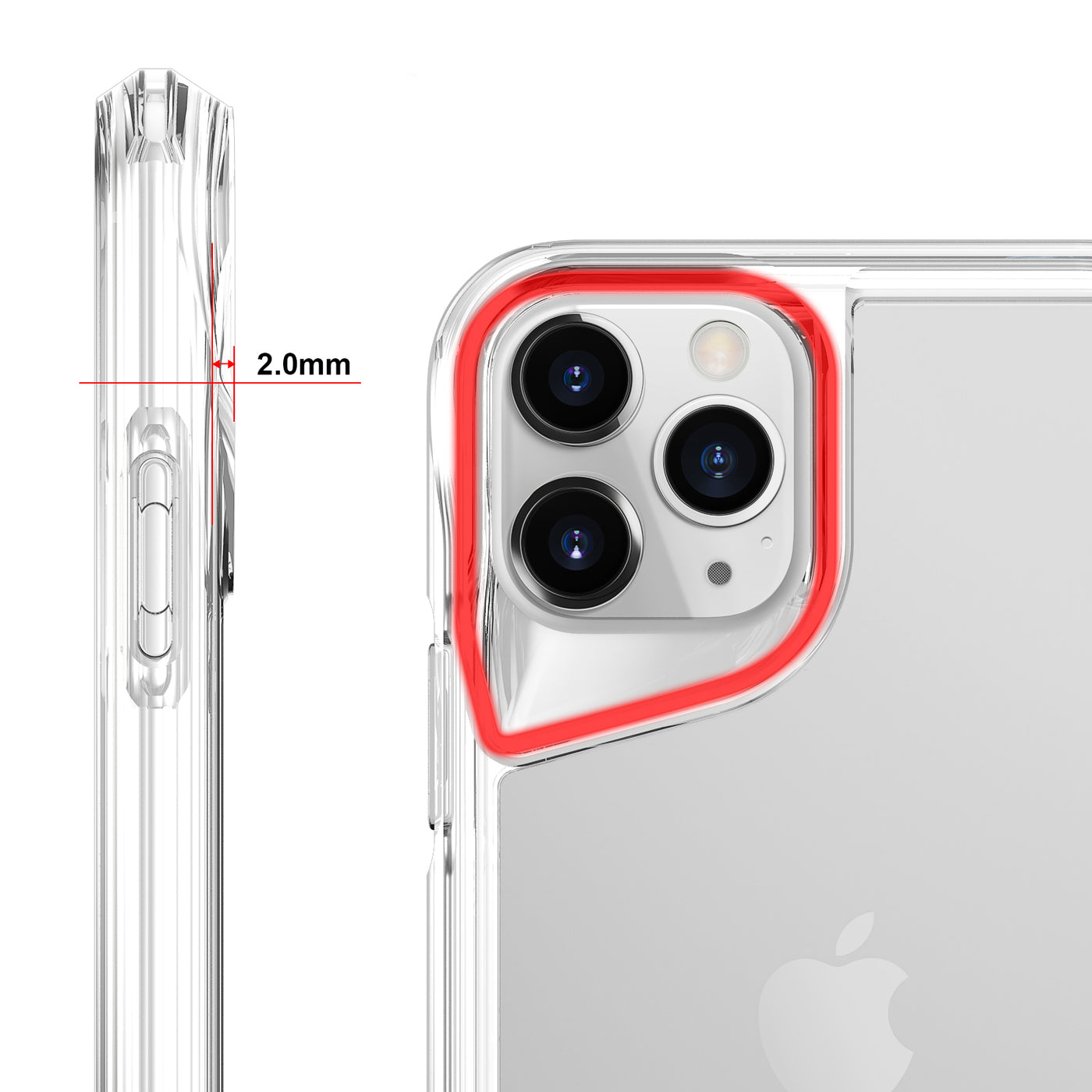 Apple iPhone 11 Pro Kılıf Zore T-Max Kapak Renksiz