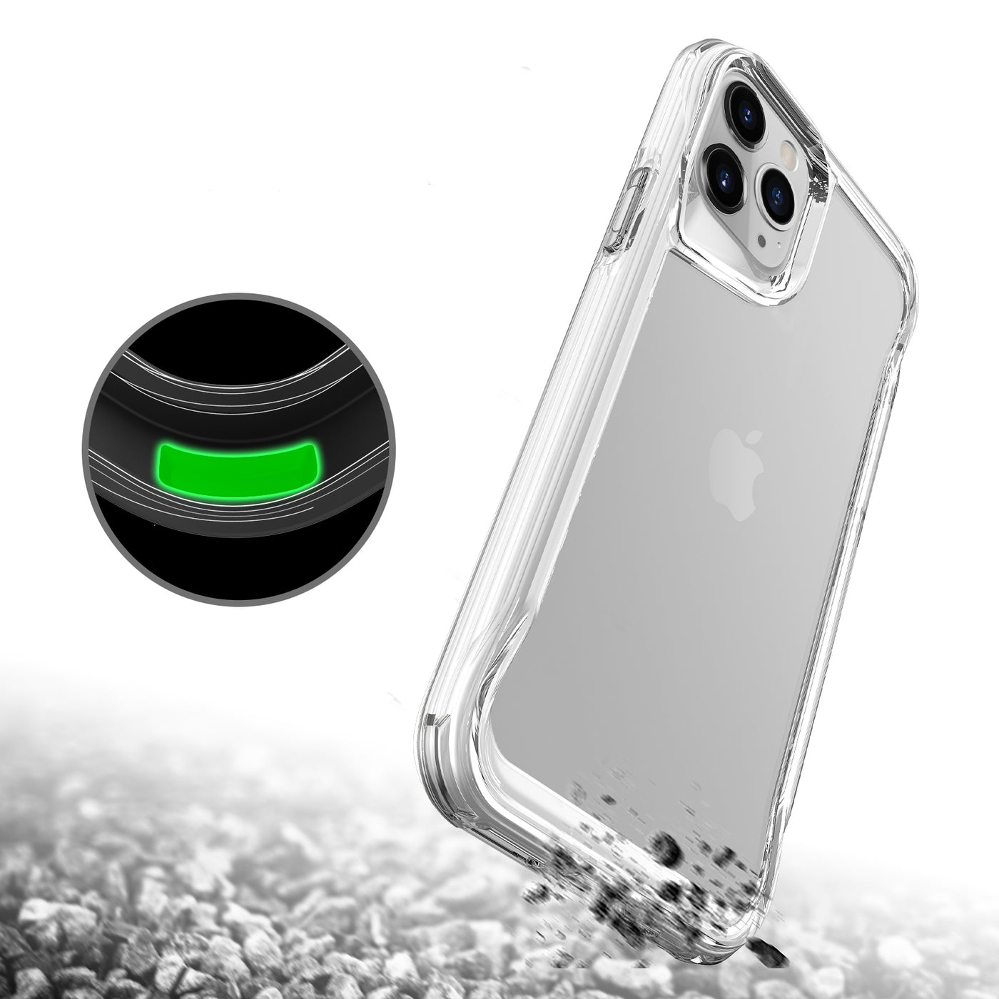 Apple iPhone 11 Pro Kılıf Zore T-Max Kapak Renksiz