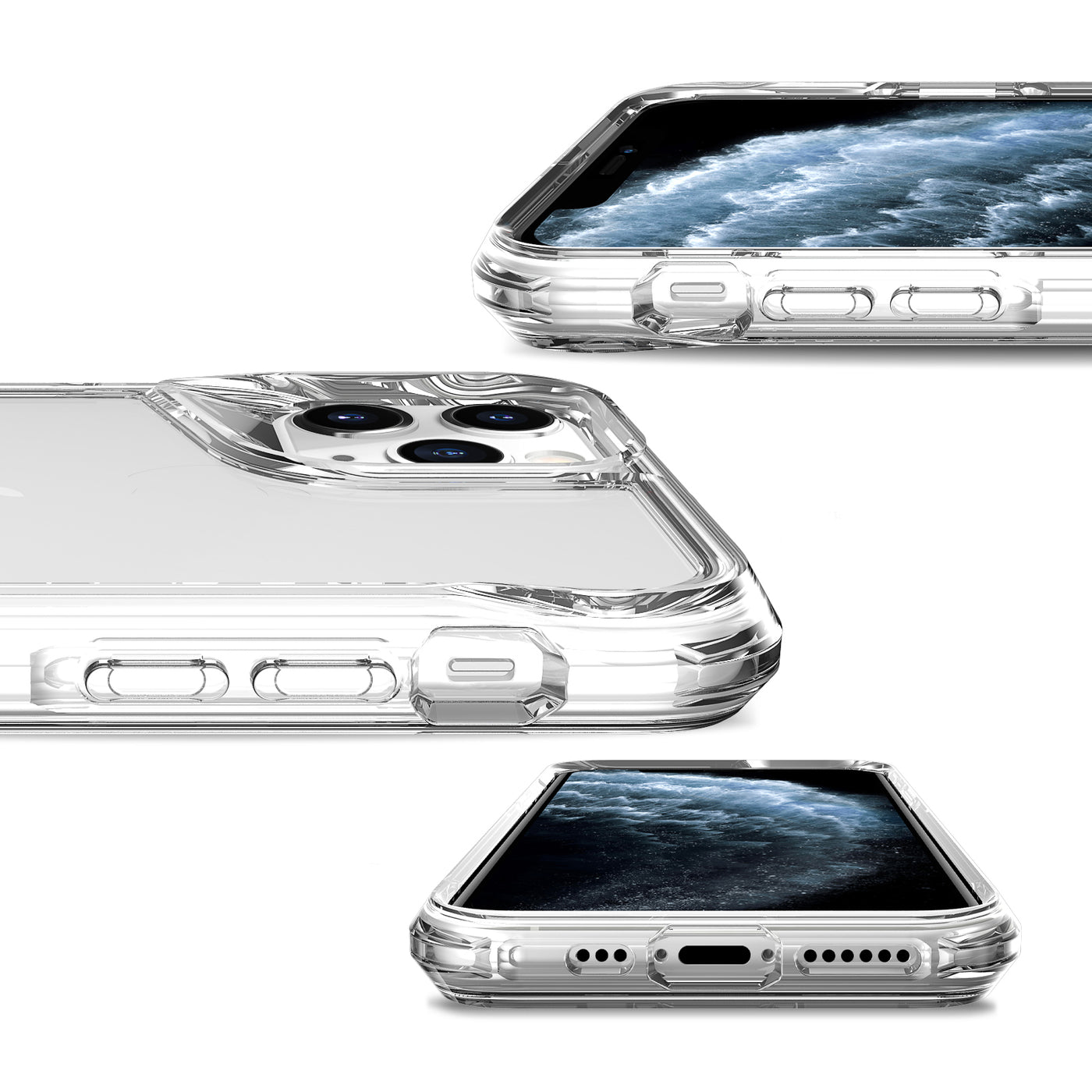 Apple iPhone 11 Pro Kılıf Zore T-Max Kapak Renksiz