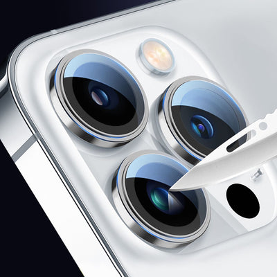 Apple iPhone 11 Pro Max Go Des CL-10 Kamera Lens Koruyucu Gold
