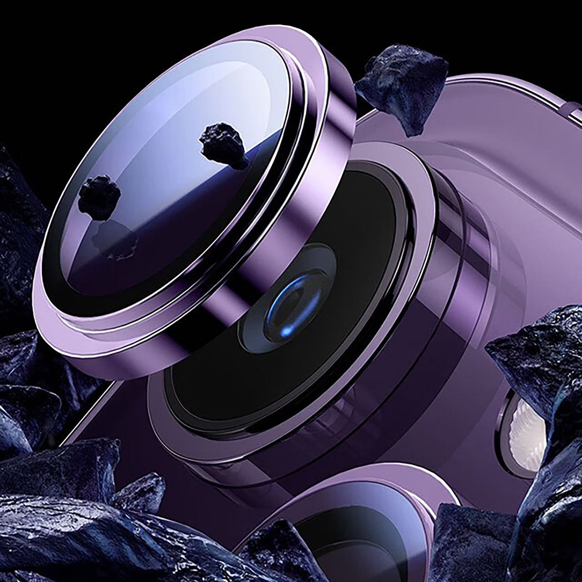Apple iPhone 11 Pro Max Go Des CL-10 Kamera Lens Koruyucu Koyu Yeşil