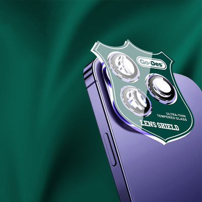 Apple iPhone 11 Pro Max Go Des CL-10 Kamera Lens Koruyucu Gümüş