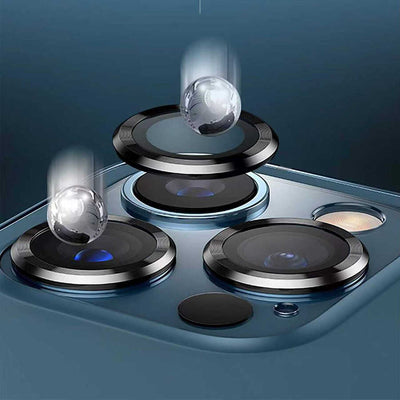 Apple iPhone 11 Pro Max Go Des Eagle Kamera Lens Koruyucu Gümüş