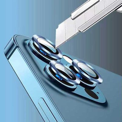 Apple iPhone 11 Pro Max Go Des Eagle Kamera Lens Koruyucu Lacivert