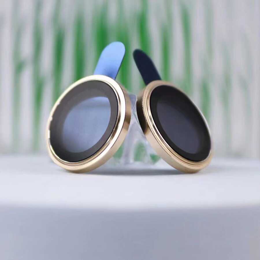 Apple iPhone 11 Pro Max Go Des Eagle Kamera Lens Koruyucu Siyah