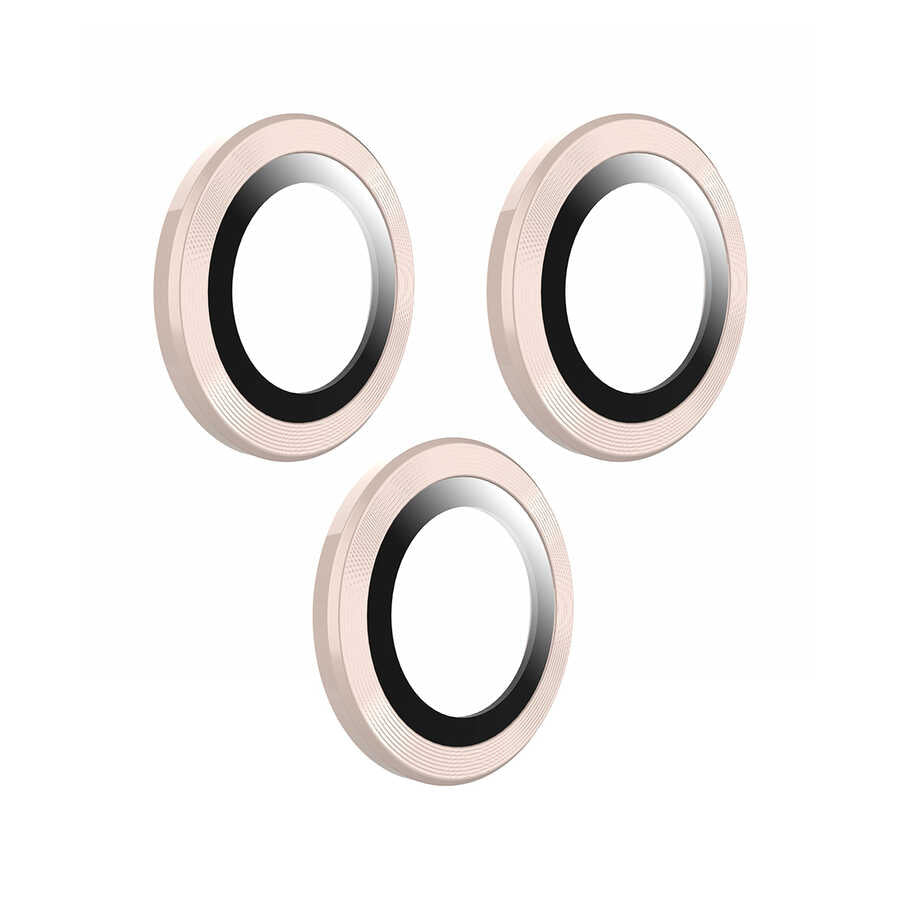Apple iPhone 11 Pro Max Go Des Eagle Kamera Lens Koruyucu Gold