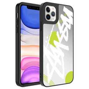 Apple iPhone 11 Pro Max Kılıf Aynalı Desenli Kamera Korumalı Parlak Zore Mirror Kapak