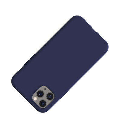 Apple iPhone 11 Pro Max Kılıf Benks Silikon Kapak Mavi