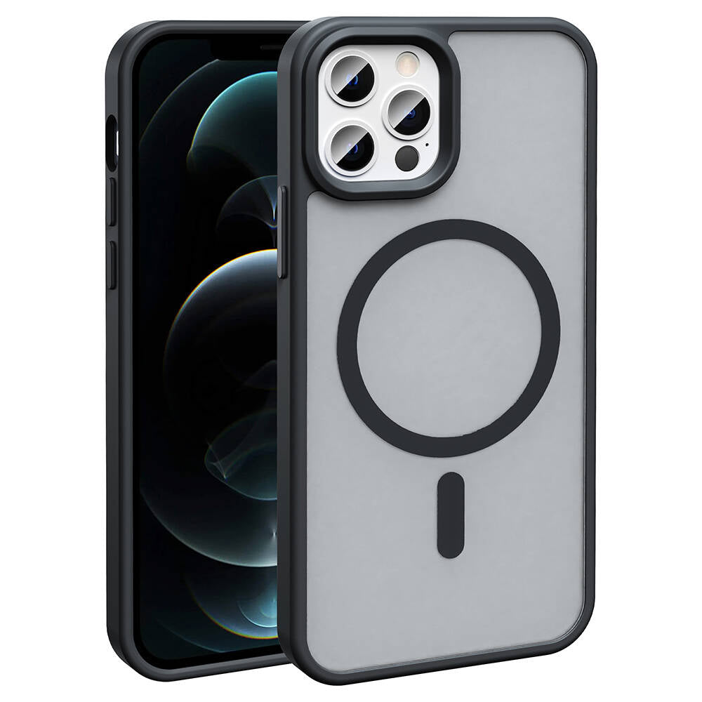 iPhone 11 Pro Max Kılıf M-safe Şarj Özellikli Mat Arka Yüzey Zore Sio Kılıf