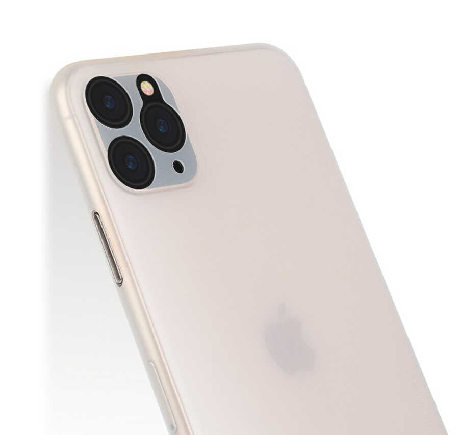 Apple iPhone 11 Pro Max Kılıf Wiwu Skin Nano PP Kapak Beyaz