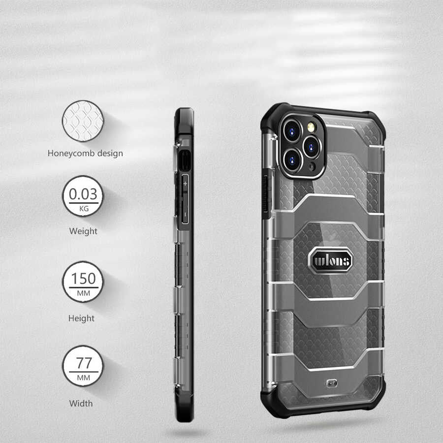 Apple iPhone 11 Pro Max Kılıf Wlons Mit Kapak Lacivert