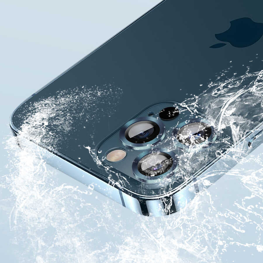 Apple iPhone 11 Pro Max Wiwu Lens Guard Koyu Gri