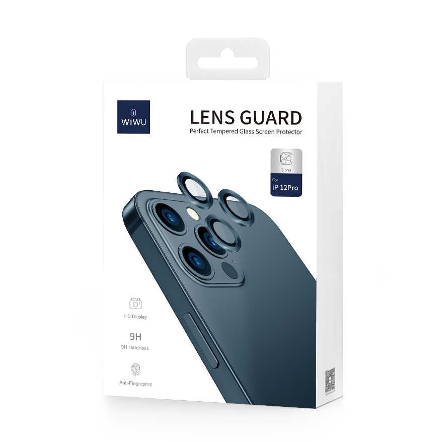 Apple iPhone 11 Pro Max Wiwu Lens Guard Koyu Gri
