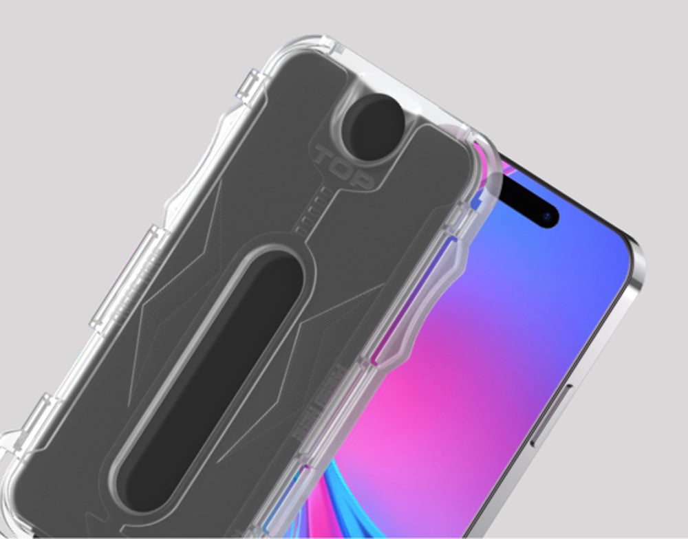 iPhone 11 Pro Max Zore Kolay Uygulama Aparatlı 5D Magic Privacy Glass Hayalet Cam Ekran Koruyucu