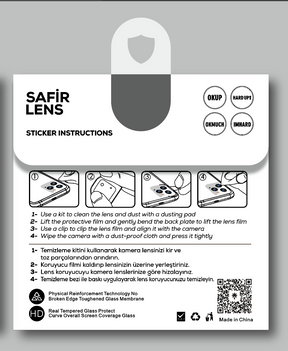 Apple iPhone 11 Pro Zore CL-11 Safir Safir Parmak İzi Bırakmayan Anti-Reflective Kamera Lens Koruyucu