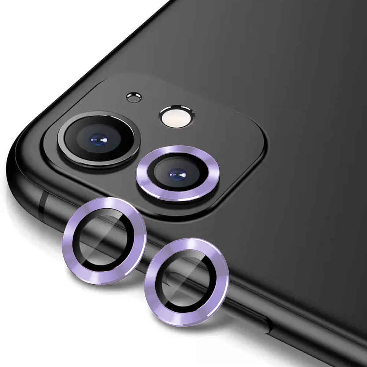 Apple iPhone 11 Zore CL-12 Premium Safir Parmak İzi Bırakmayan Anti-Reflective Kamera Lens Koruyucu