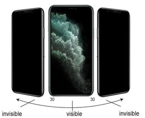 Apple iPhone 11 Zore Kolay Uygulama Aparatlı 5D Magic Privacy Glass Hayalet Cam Ekran Koruyucu