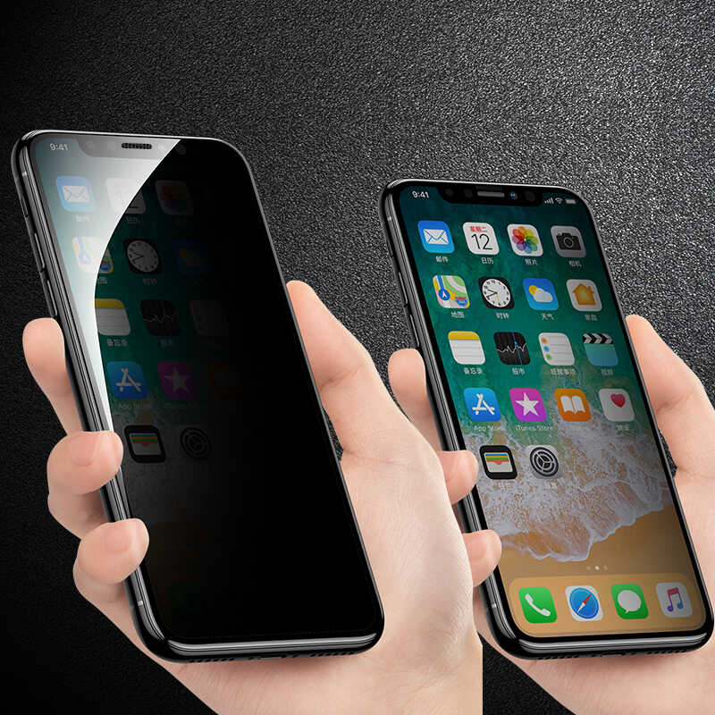 Apple iPhone 12 Benks 0.3mm V Pro Anti-Dust Privacy Ekran Koruyucu Siyah