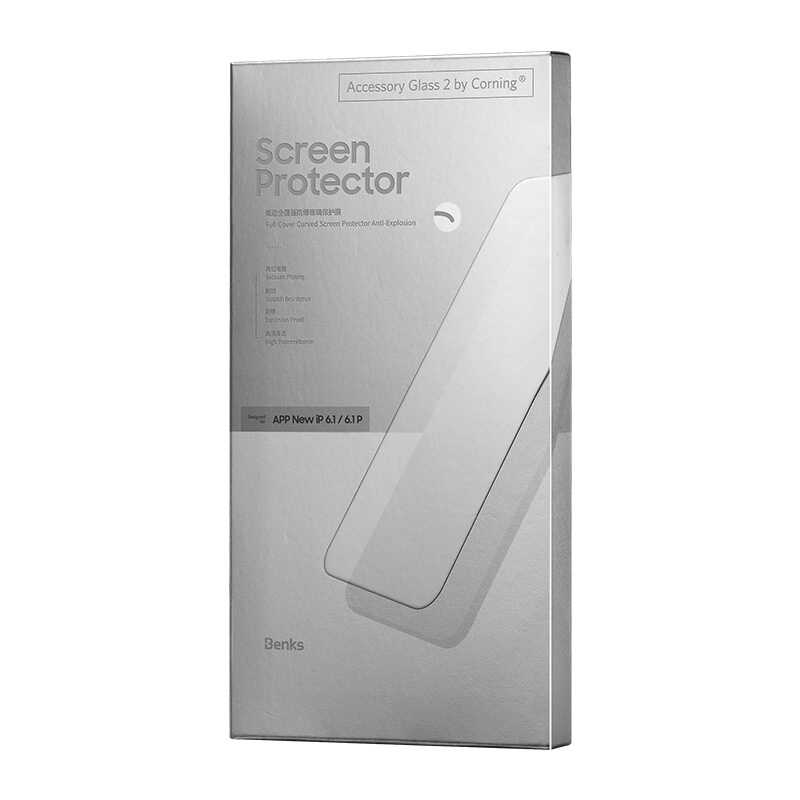 Apple iPhone 12 Benks CKR+ Corning Ekran Koruyucu Siyah
