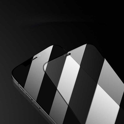Apple iPhone 12 Benks KingKong Corning Glass Temperli Cam Ekran Koruyucu Siyah