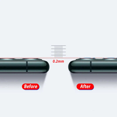 Apple iPhone 12 Go Des Lens Shield Kamera Lens Koruyucu Renksiz