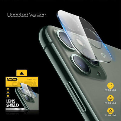 Apple iPhone 12 Go Des Lens Shield Kamera Lens Koruyucu Renksiz