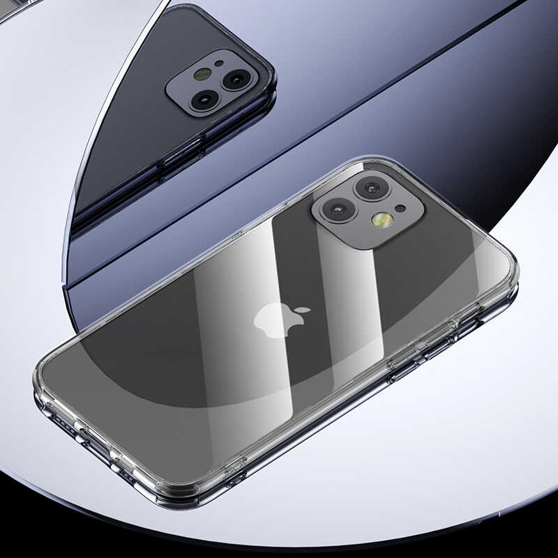 Apple iPhone 12 Kılıf Benks Magic Crystal Clear Glass Kapak Renksiz