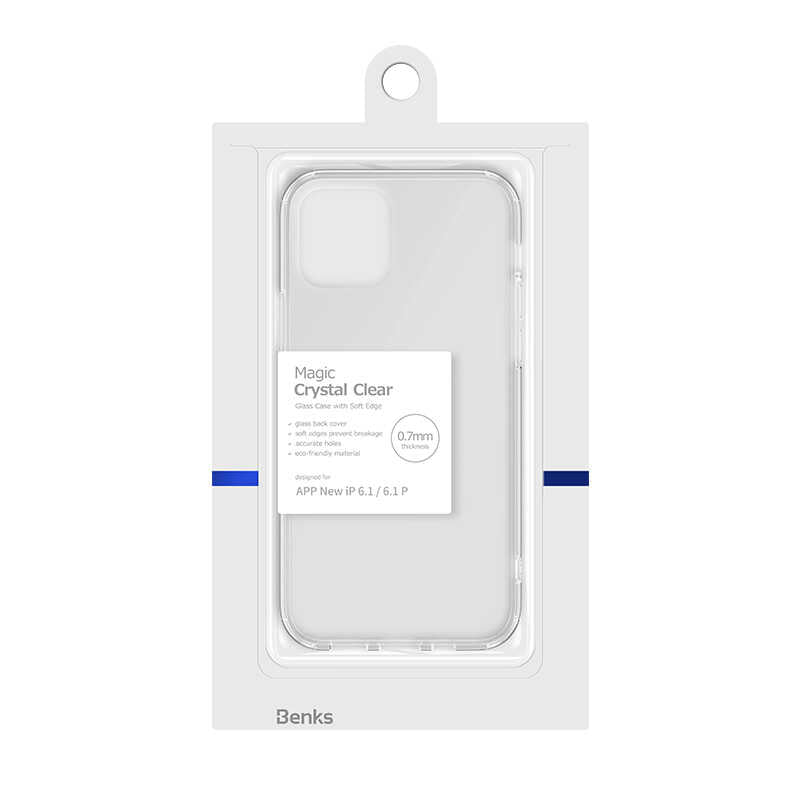 Apple iPhone 12 Kılıf Benks Magic Crystal Clear Glass Kapak Renksiz