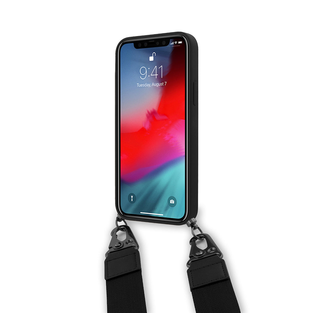 iPhone 12 Kılıf Ferrari Orjinal Lisanslı Askılı Metal Logolu Kılıf