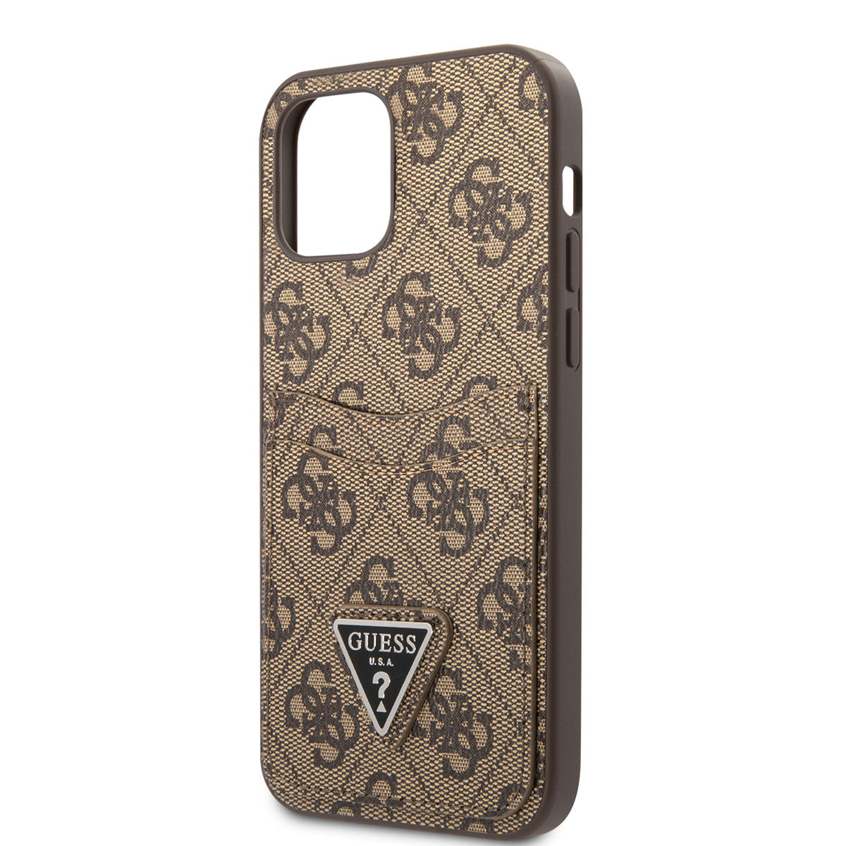 iPhone 12 Kılıf GUESS Çift Kart Bölmeli Kılıf