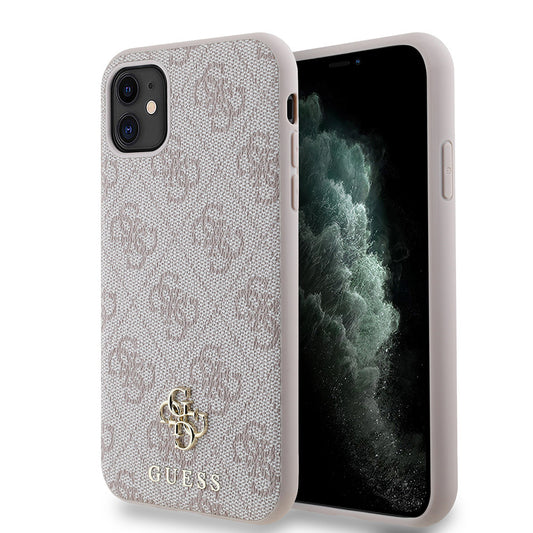 iPhone 12 Kılıf Guess Orjinal Lisanslı M-safe Şarj Özellikli Small 4G Classic Kılıf