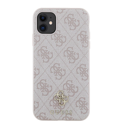 iPhone 12 Kılıf Guess Orjinal Lisanslı M-safe Şarj Özellikli Small 4G Classic Kılıf