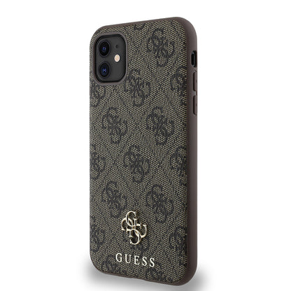 iPhone 12 Kılıf Guess Orjinal Lisanslı M-safe Şarj Özellikli Small 4G Classic Kılıf