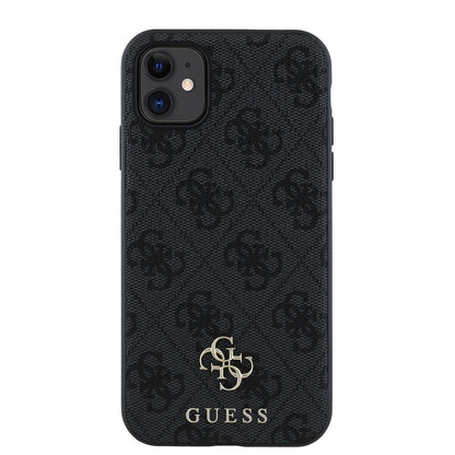 iPhone 12 Kılıf Guess Orjinal Lisanslı M-safe Şarj Özellikli Small 4G Classic Kılıf