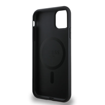 iPhone 12 Kılıf Guess Orjinal Lisanslı M-safe Şarj Özellikli Small 4G Classic Kılıf