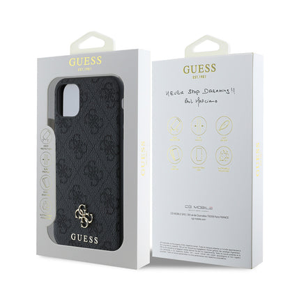 iPhone 12 Kılıf Guess Orjinal Lisanslı M-safe Şarj Özellikli Small 4G Classic Kılıf