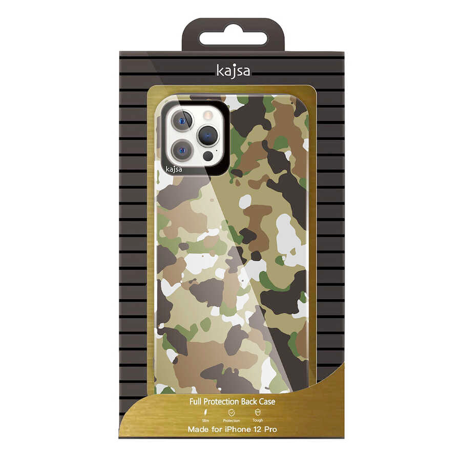 Apple iPhone 12 Kılıf Kajsa Camo Kapak