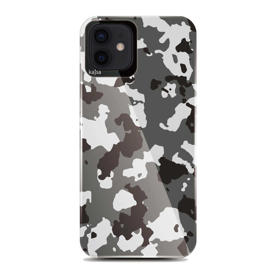 Apple iPhone 12 Kılıf Kajsa Camo Kapak NO1