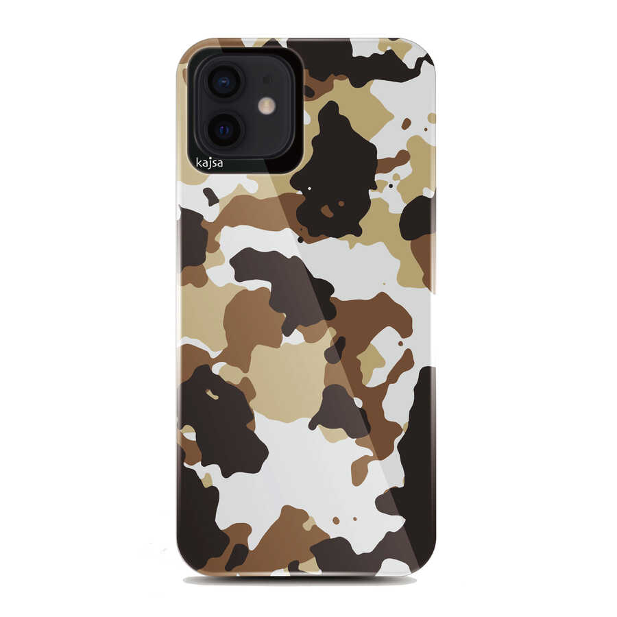 Apple iPhone 12 Kılıf Kajsa Camo Kapak