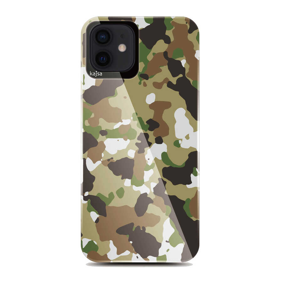 Apple iPhone 12 Kılıf Kajsa Camo Kapak