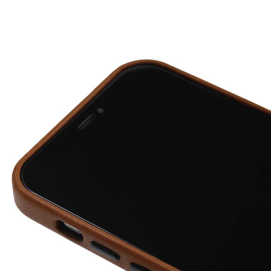 Apple iPhone 12 Kılıf Kajsa Crazy Horse Kapak Gri