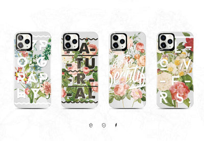 Apple iPhone 12 Kılıf Kajsa Floral Kapak NO2