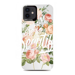 Apple iPhone 12 Kılıf Kajsa Floral Kapak