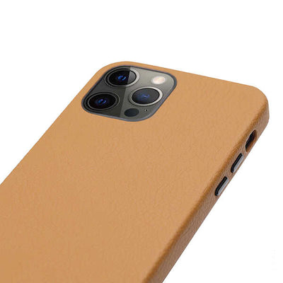 Apple iPhone 12 Kılıf Kajsa Litchi Kapak Gri